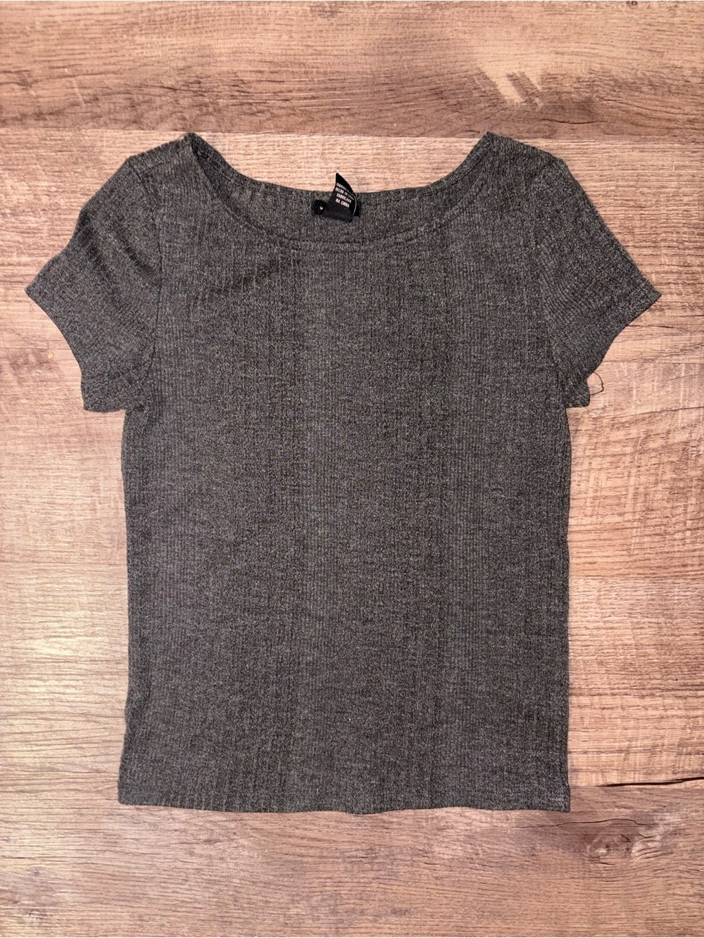 Forever 21 gray heathered short sleeve top
